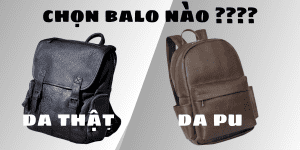 chọn balo da PU hay da Thật